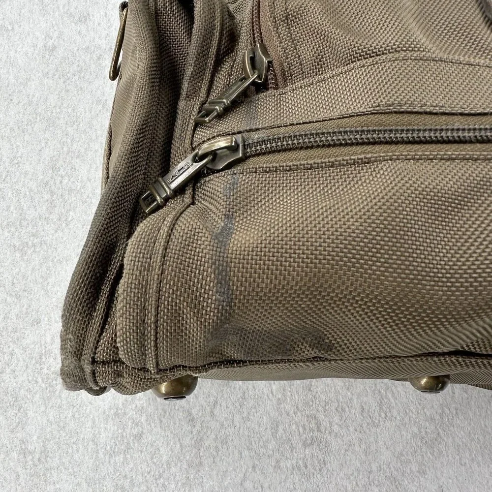 Tumi Ballistic Canvas Small Duffel Bag Weekender - No‎ Shoulder Strap, Monogram